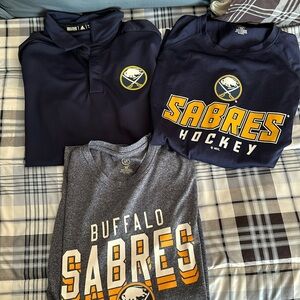Men’s Sabres shirts Size M